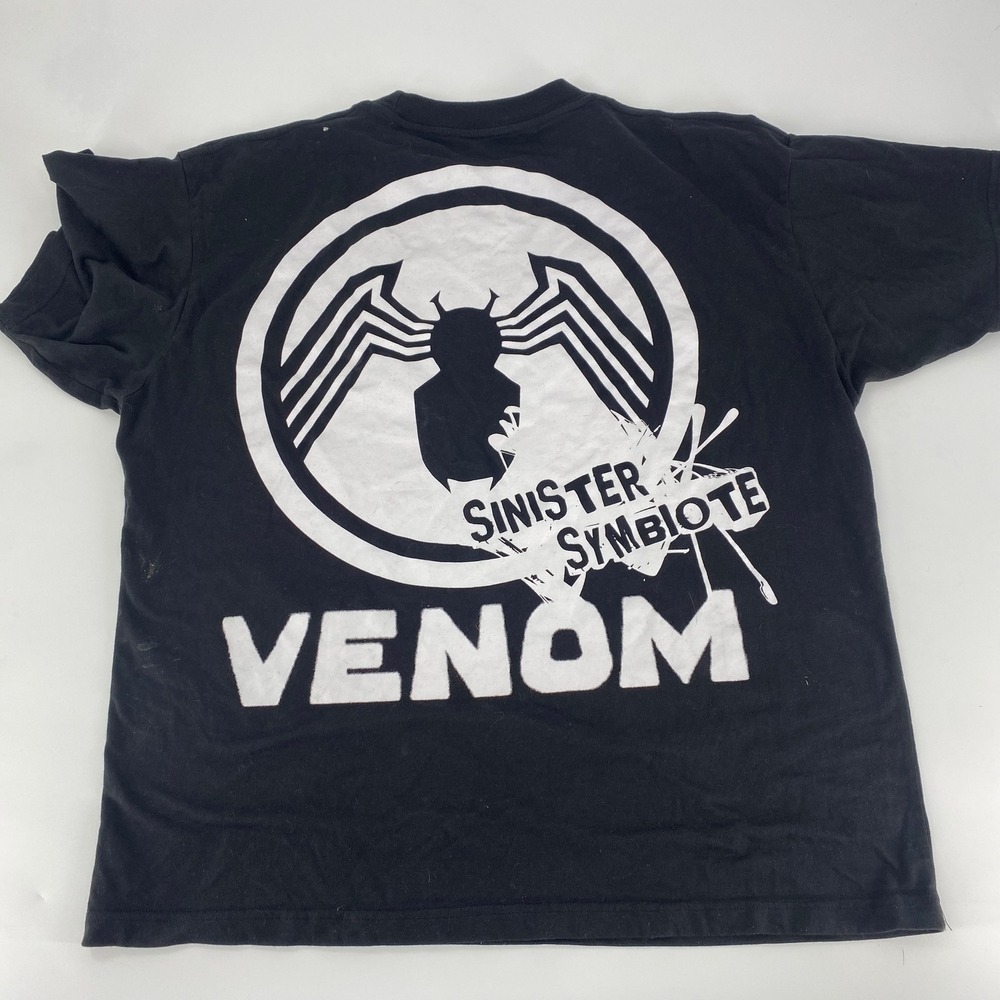 Puma Marvel Venom Sinister Symbiote Graphic T Shirt Men's Medium Black